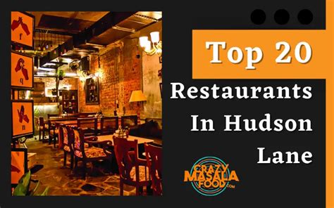 best restaurants in hudson lane